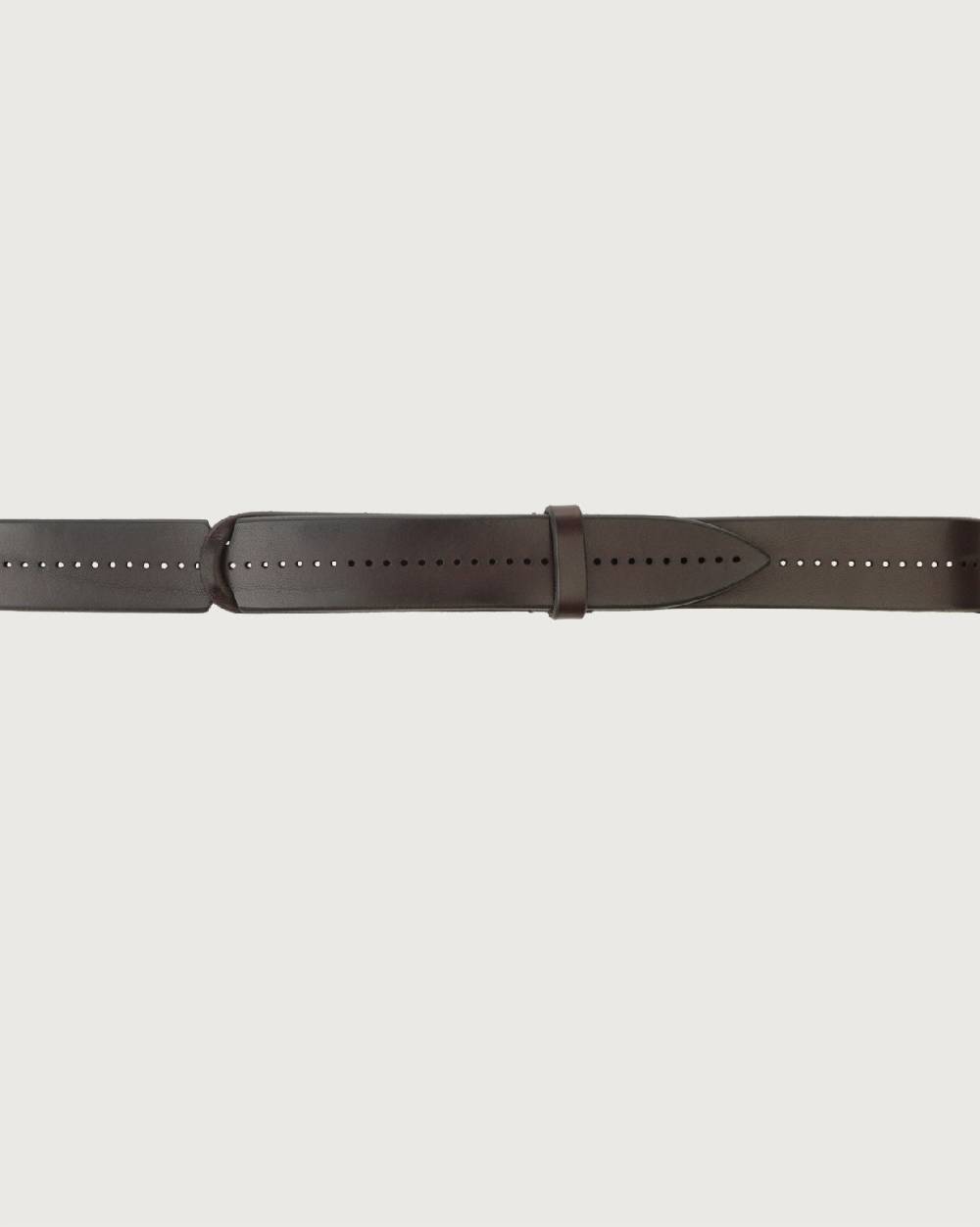 Orciani Cintura Nobuckle Bull Soft in cuoio Sconto