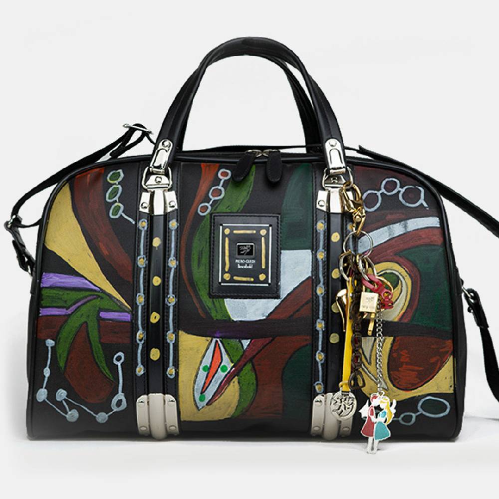 Piero Guidi LINEABOLD BOSTON BAG HAND PAINTED 130619966_01 Offerte