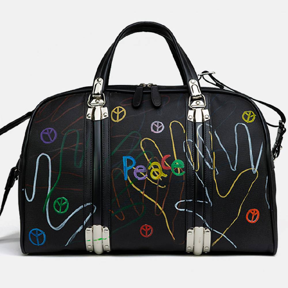 Piero Guidi LINEABOLD BOSTON BAG HAND PAINTED 130619966_01 Offerte