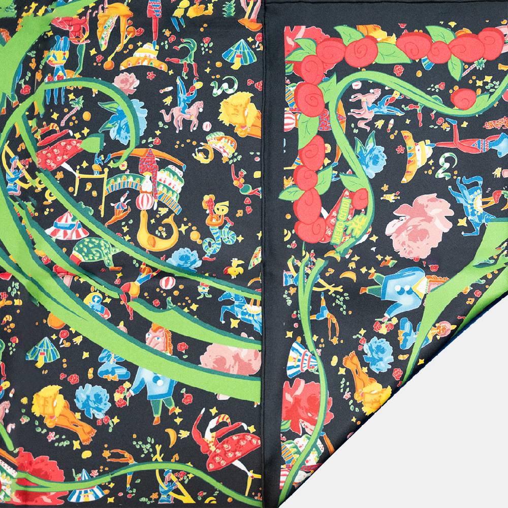 Piero Guidi PIERO GUIDI SILK SCARF "Flower"/ FOULARD IN SETA "Flower" Nuova