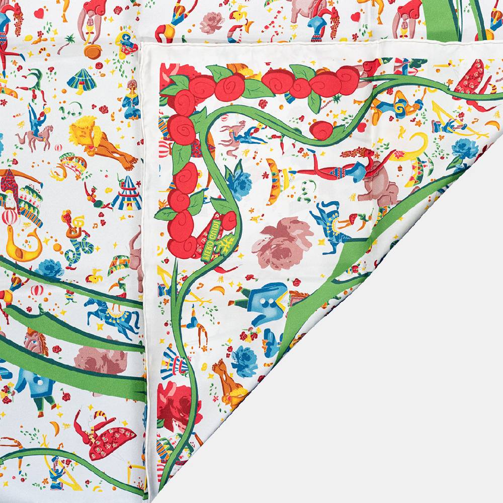 Piero Guidi PIERO GUIDI SILK SCARF "Flower"/ FOULARD IN SETA "Flower" Italy