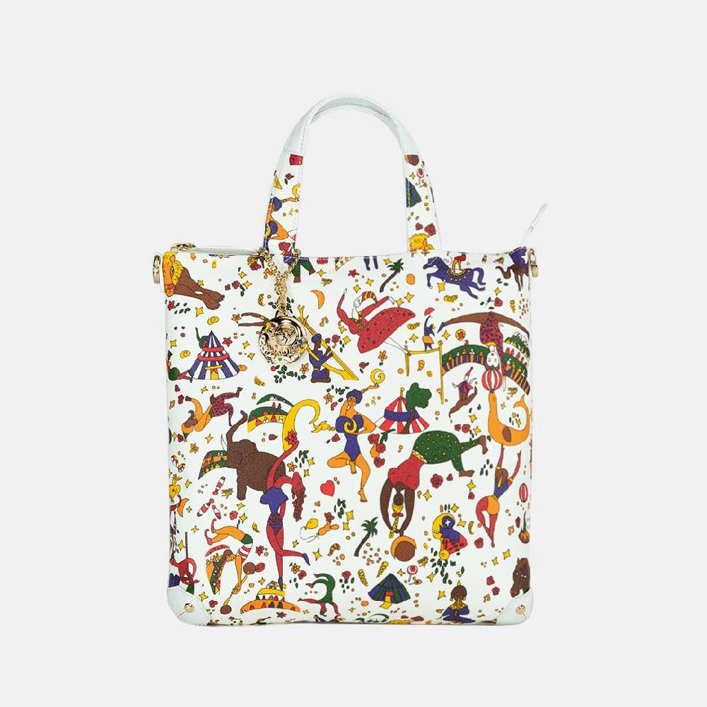 Piero Guidi PIERO GUIDI SATCHEL/TRACOLLA PIATTA CON MANICI Offerta Anniversario