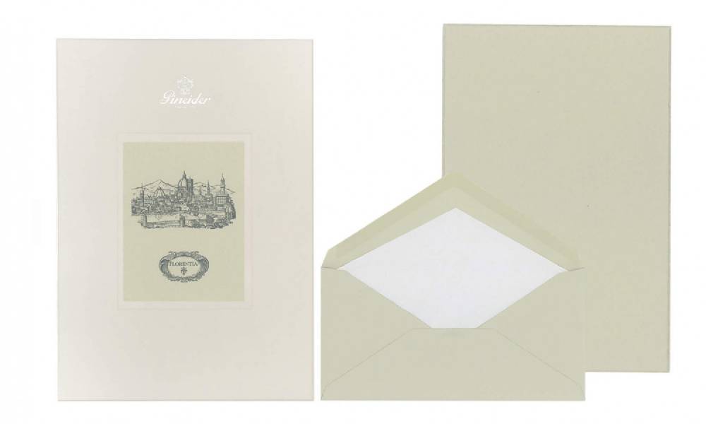 Pineider Set Carta da Lettera Florentia Formato A4 Novità