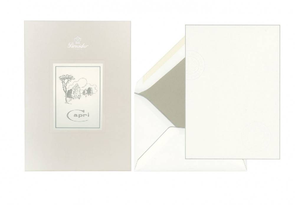 Pineider Set Carta da Lettera Capri A5
