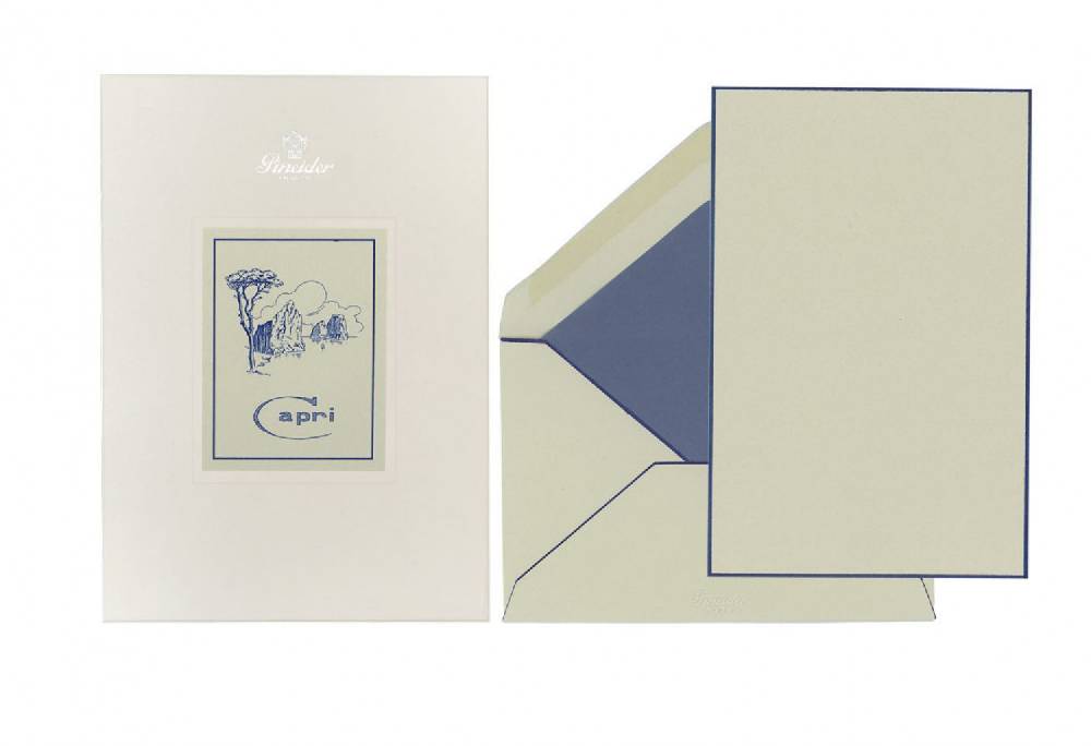 Pineider Set Carta da Lettera Capri A5 Presa