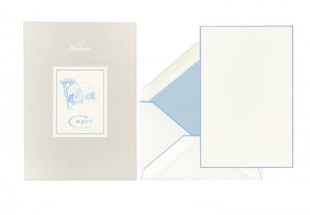 Pineider Set Carta da Lettera Capri A5 Presa