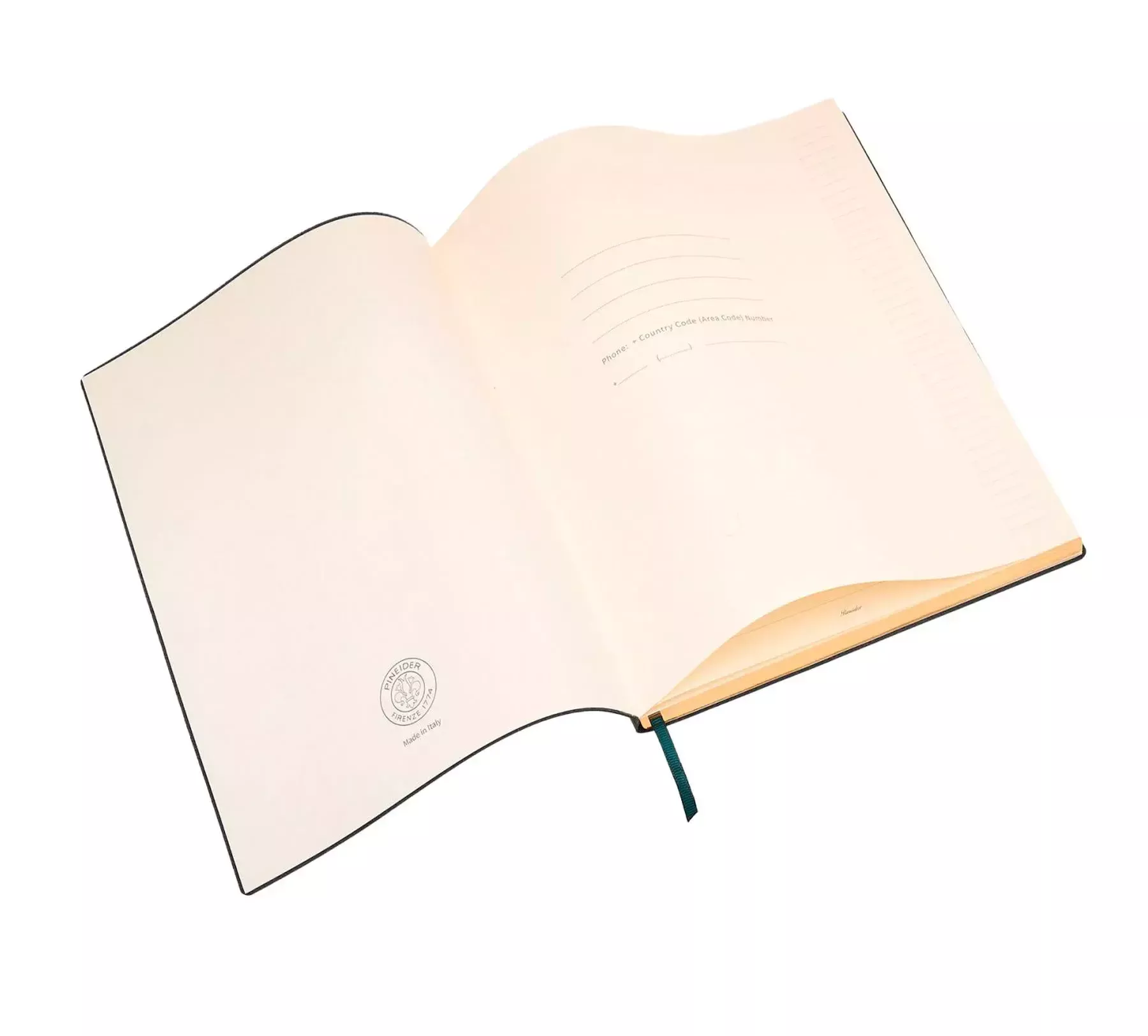 Pineider Notebook Milano Grande a righe Saldi