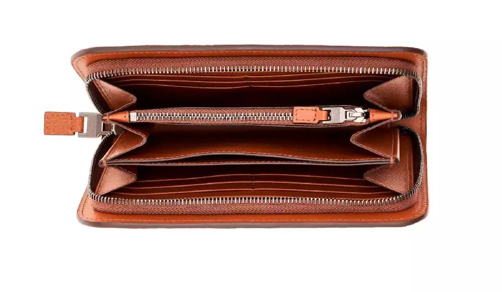 Pineider Portafoglio Internazionale con zip in Bottalato 2025