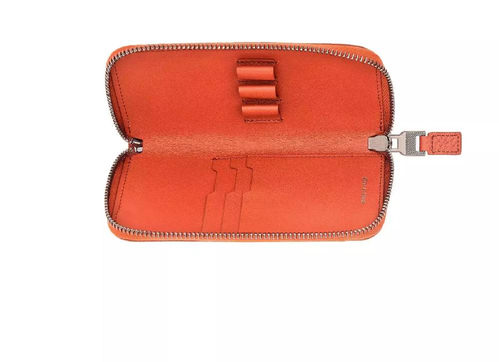 Pineider Astuccio portamatite con zip in Bottalato Vendite Flash