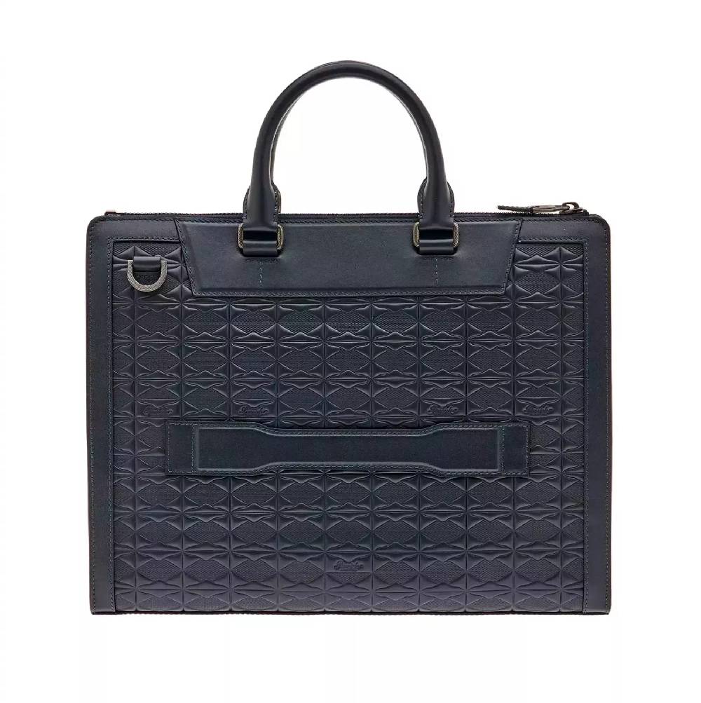 Pineider Slim Briefcase in Embossed Empress Acquista Ora