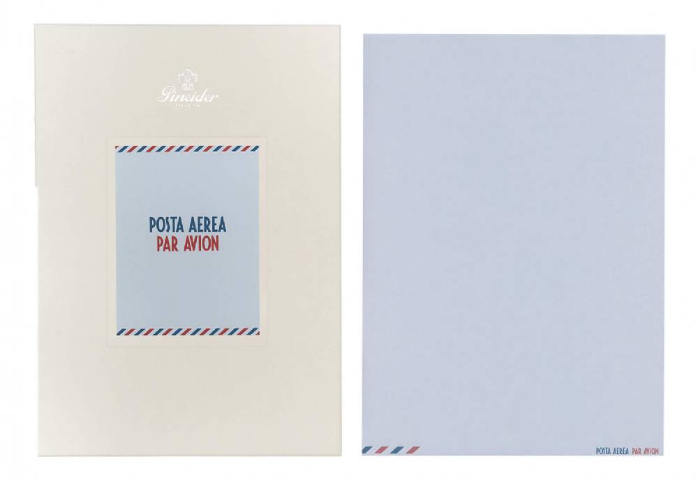 Pineider Set Carta Posta Aerea F.to A4 Sottocosto