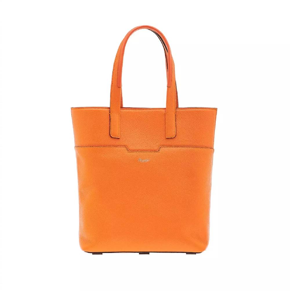 Pineider Vertical Shopping Bag Medium in Bottalato Convenienza