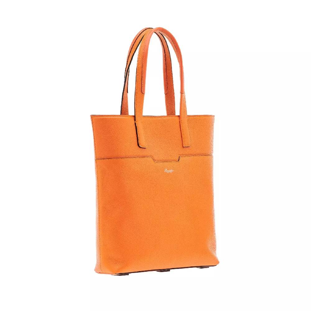 Pineider Vertical Shopping Bag Medium in Bottalato Convenienza