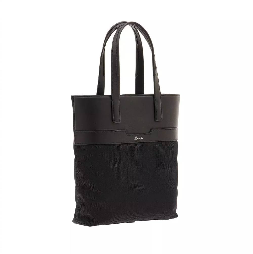 Pineider Museum Vertical Shopping Bag in Metro Nylon Vendita Calda