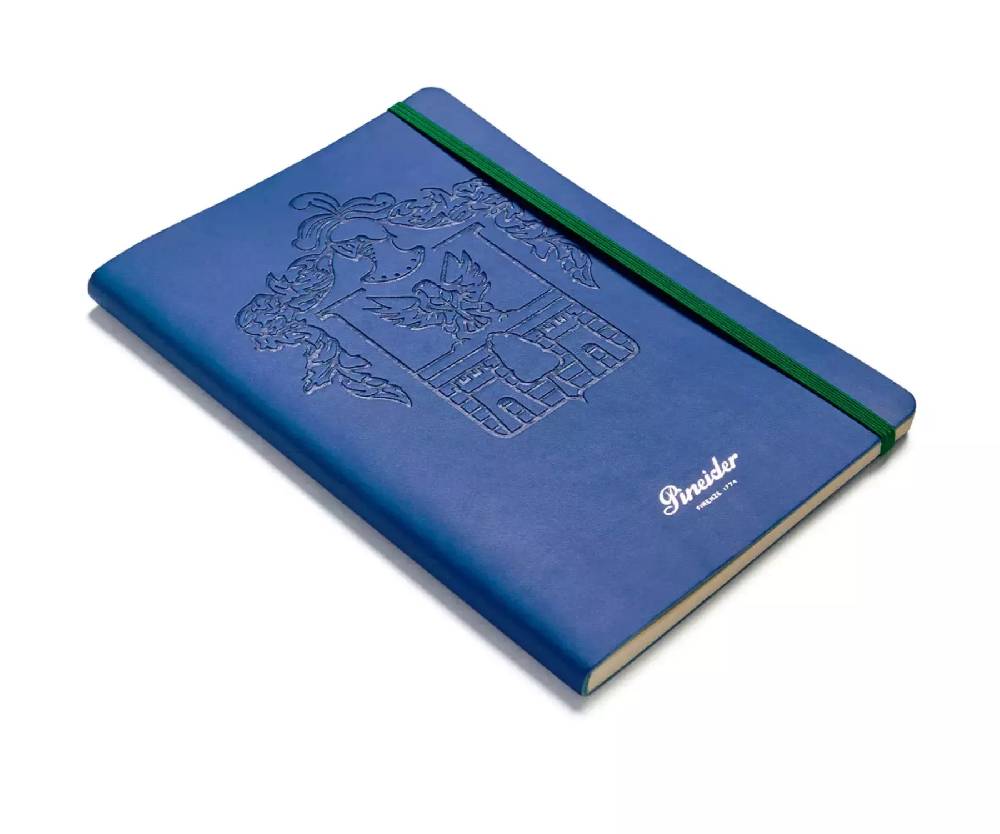 Pineider Notebook Funky Crest Piccolo senza righe Spedizione Gratuita