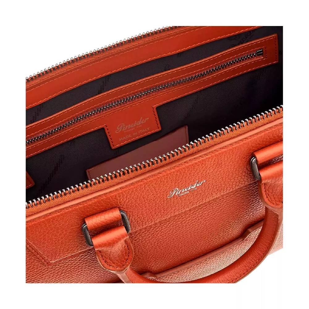 Pineider Slim Briefcase in Bottalato In Vendita