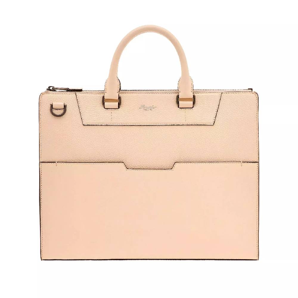Pineider Slim Briefcase in Bottalato In Vendita