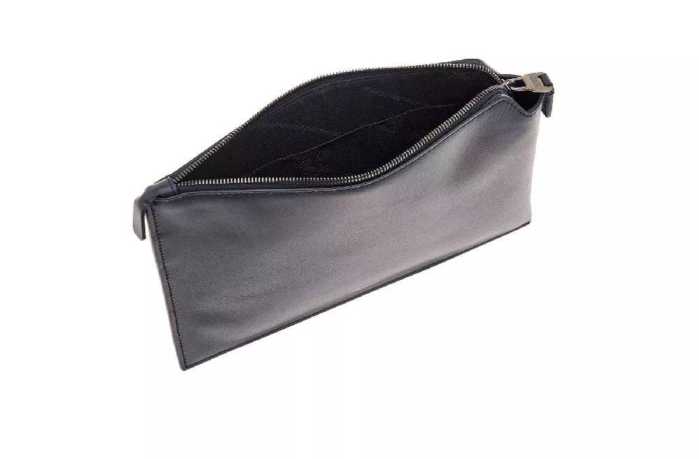 Pineider Pouch Medium in Metro Smooth Vendita Economica