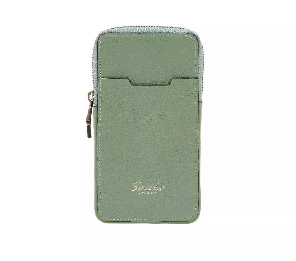 Pineider Porta Cellulare con zip in Bottalato Saldi Di Fabbrica