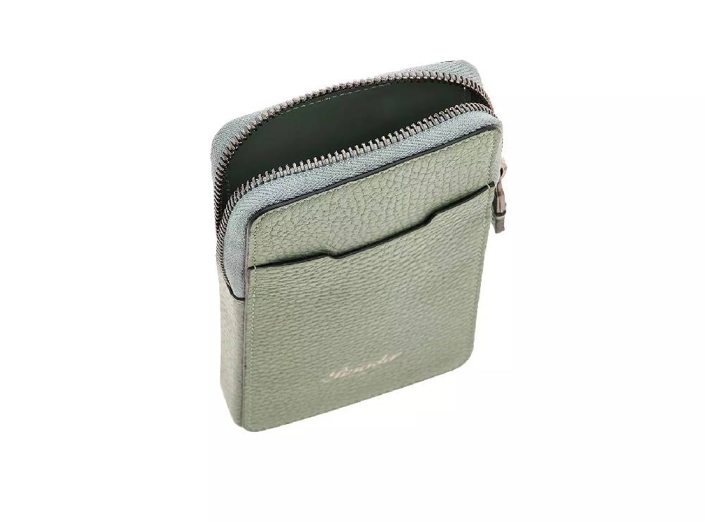 Pineider Porta Cellulare con zip in Bottalato Saldi Di Fabbrica