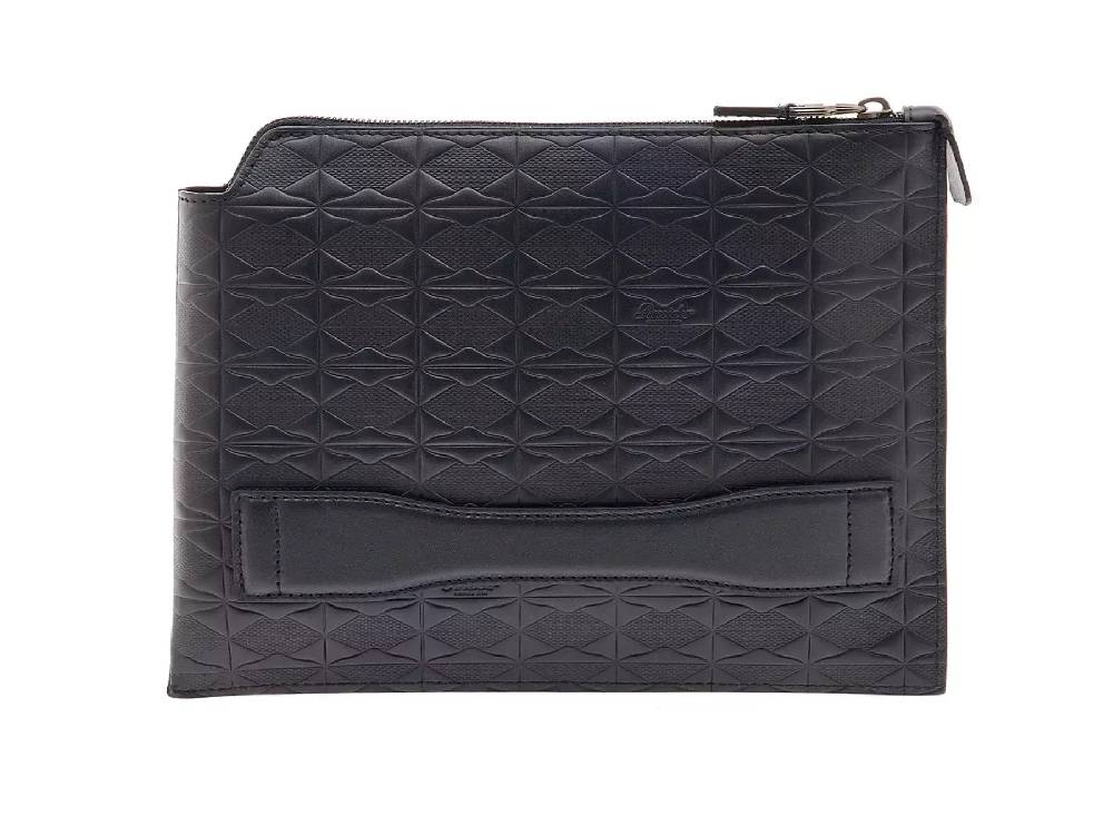 Pineider Pouch Medium in Embossed Empress Nuova