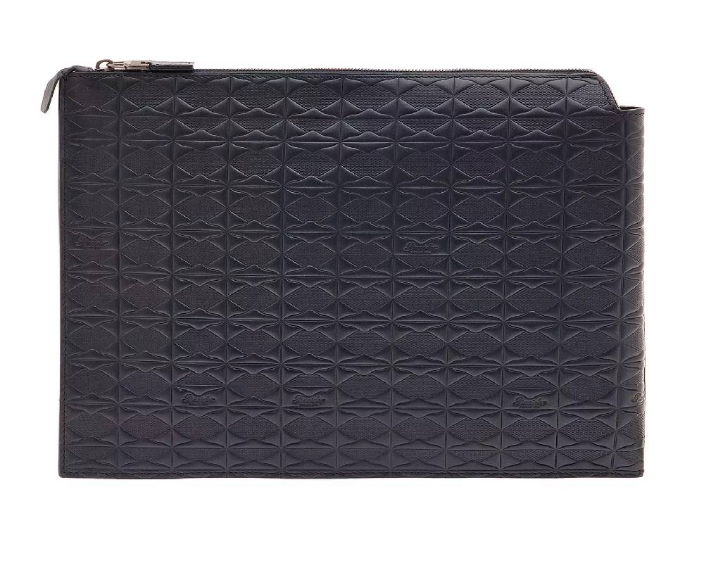 Pineider Pouch Large in Embossed Empress Moda