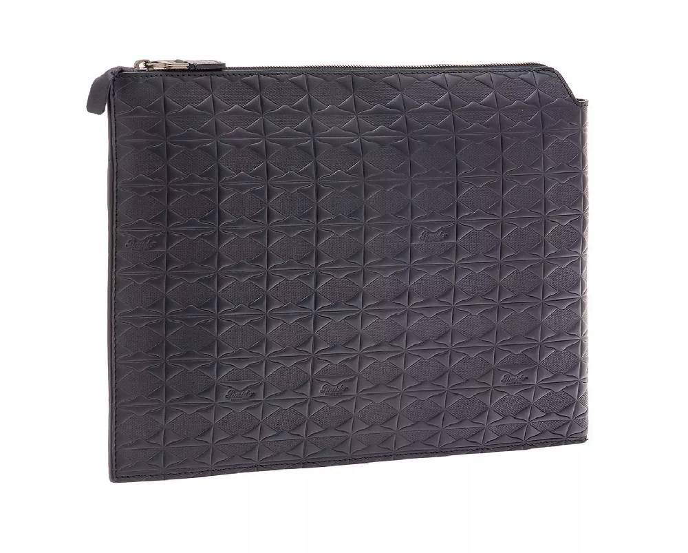 Pineider Pouch Large in Embossed Empress Moda