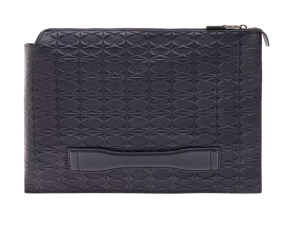 Pineider Pouch Large in Embossed Empress Moda