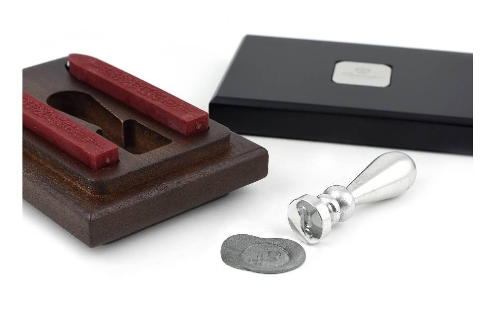 Pineider Sigillo personalizzato con ceralacca - in cofanetto Pineider Promozione