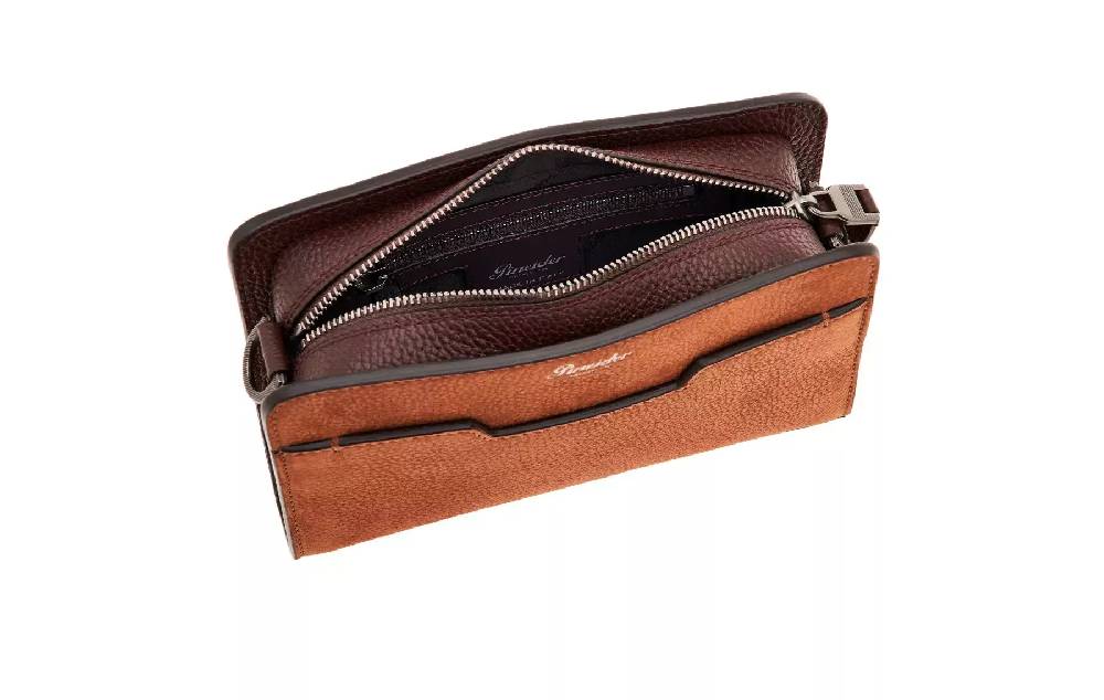 Pineider Odette Crossbody in Nabuk Affare Del Giorno