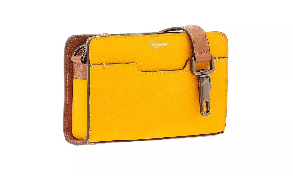 Pineider Odette Crossbody in Nabuk Affare Del Giorno