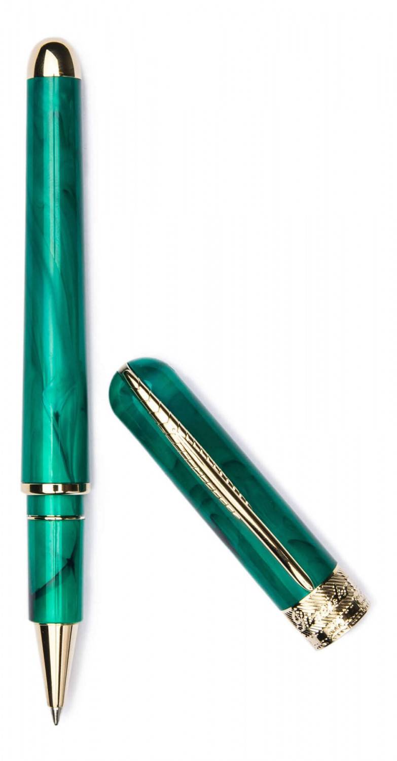 Pineider Rollerball Avatar UR De Luxe Finiture Oro Italia
