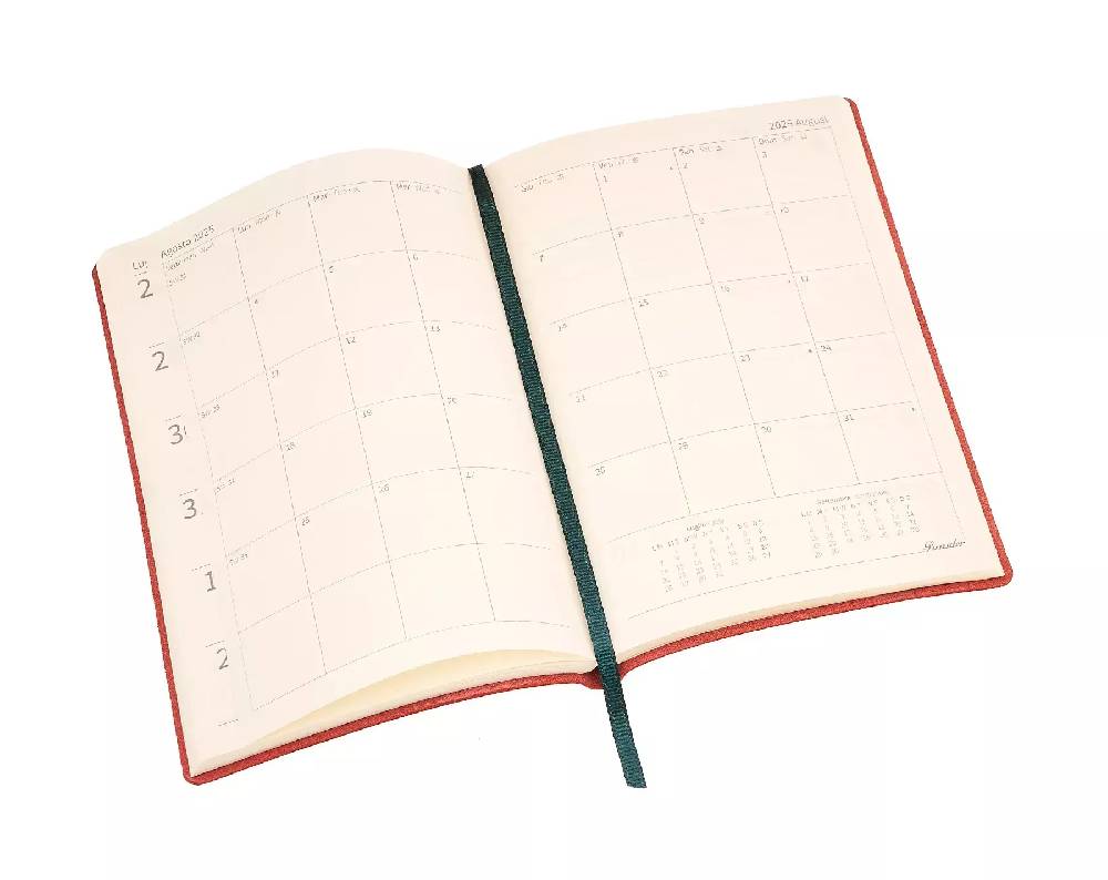 Pineider Agenda Settimanale Classic 2025 - 11x16 cm Promozione