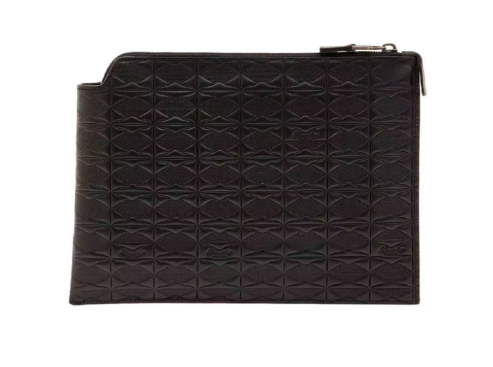 Pineider Pouch Medium in Embossed Empress Acquista Ora