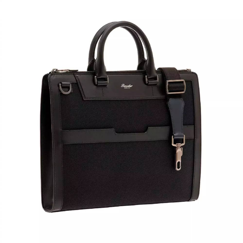 Pineider Slim Briefcase in Metro Nylon Convenienza