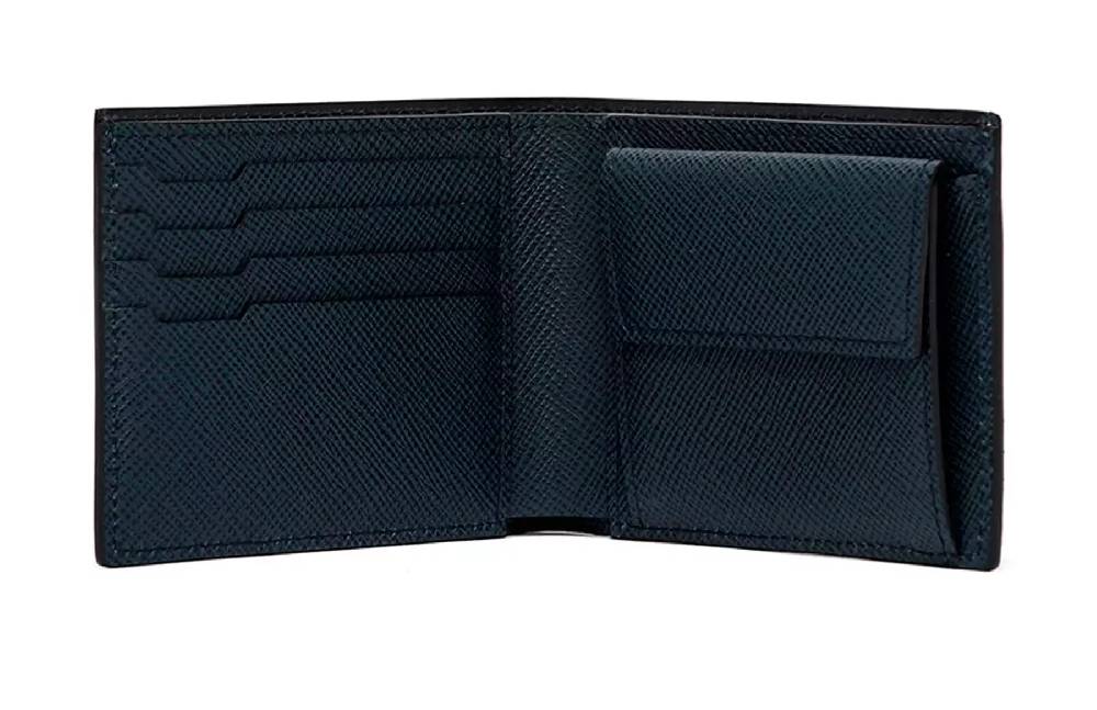 Pineider Portafoglio con porta monete in Mini Franzi In Vendita