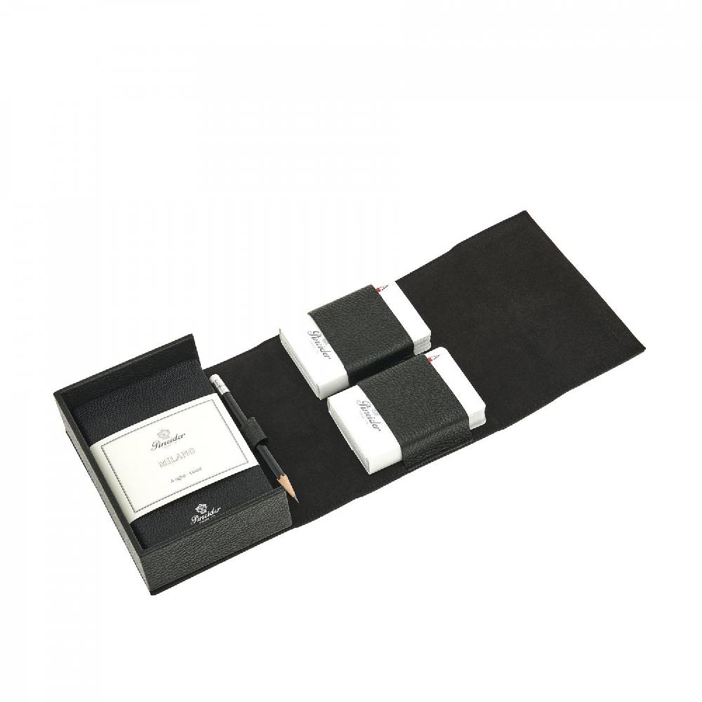 Pineider Set Carte da Gioco Burraco in pelle Hotsell