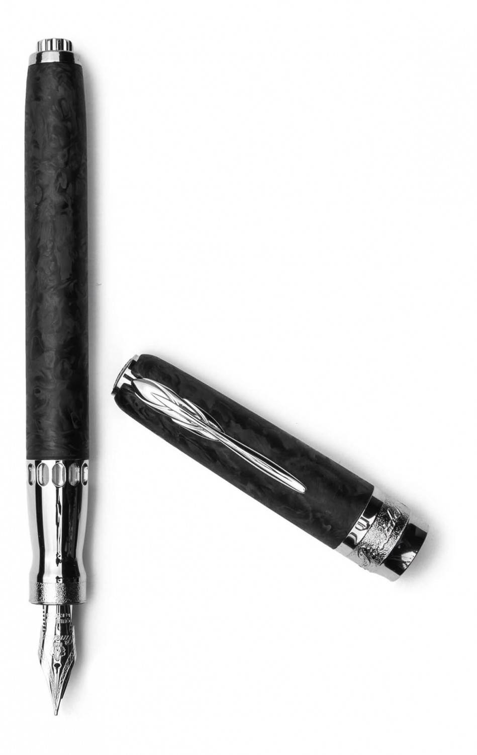 Pineider Penna Stilografica La Grande Bellezza Forged Carbon Saldi