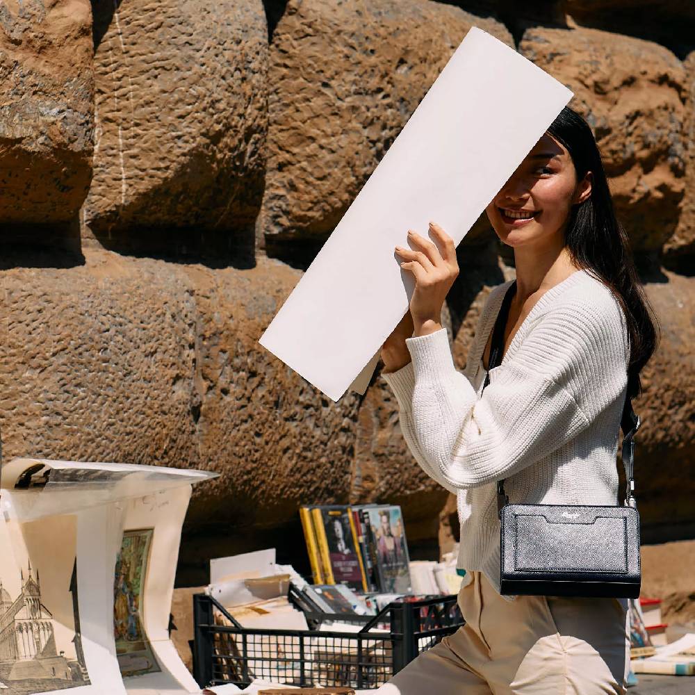 Pineider Odette Crossbody in Mini Franzi Shopping Online
