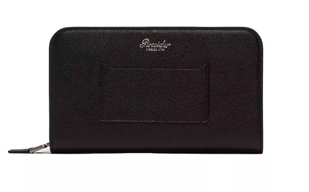 Pineider Portafoglio Internazionale con zip in Mini Franzi Nuovo