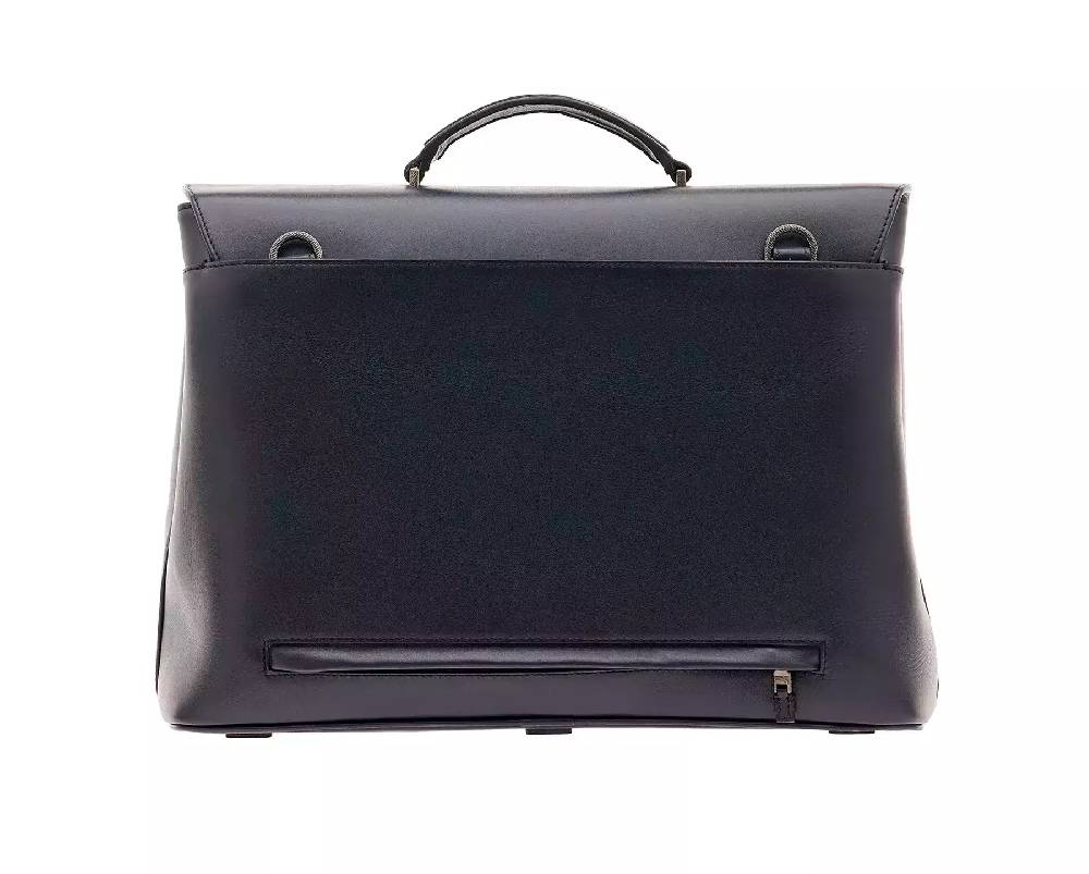 Pineider Double Briefcase in Metro Smooth Qualità