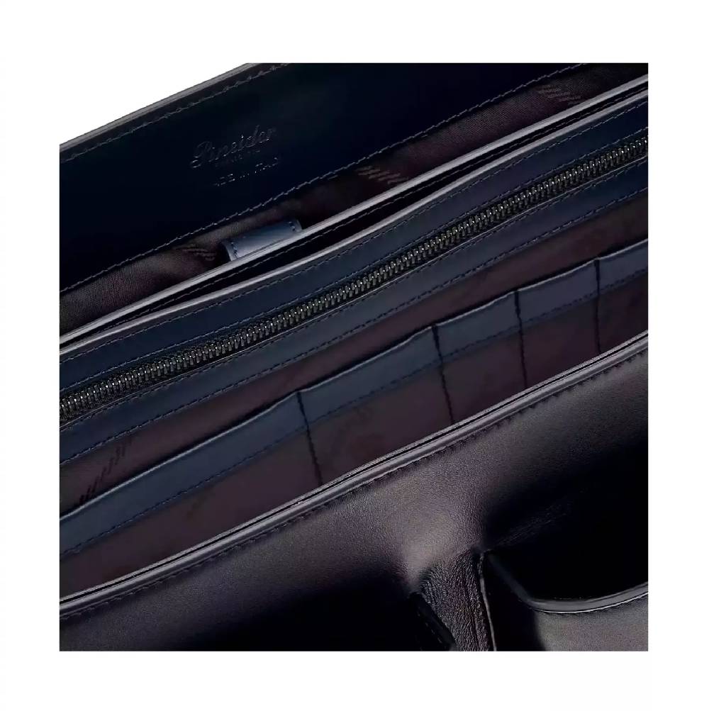 Pineider Double Briefcase in Metro Smooth Qualità