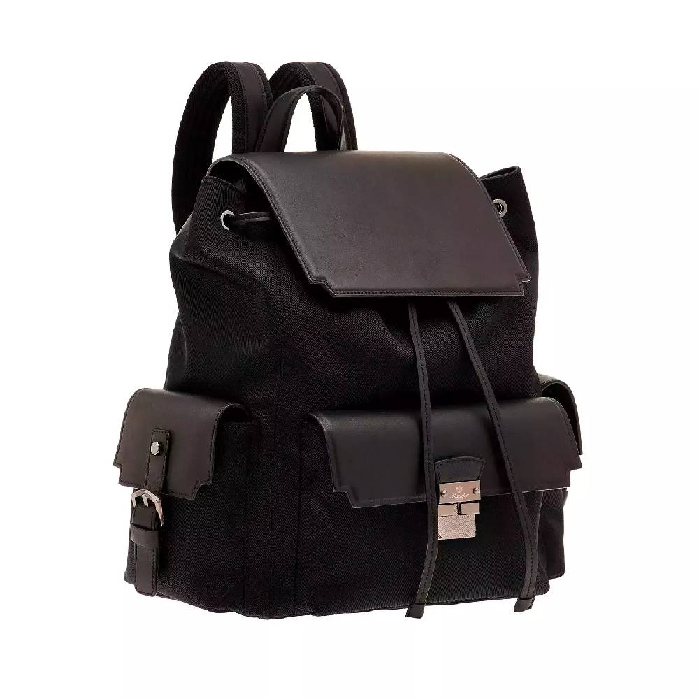 Pineider Zaino Weekend in Metro Nylon Pezzi Unici