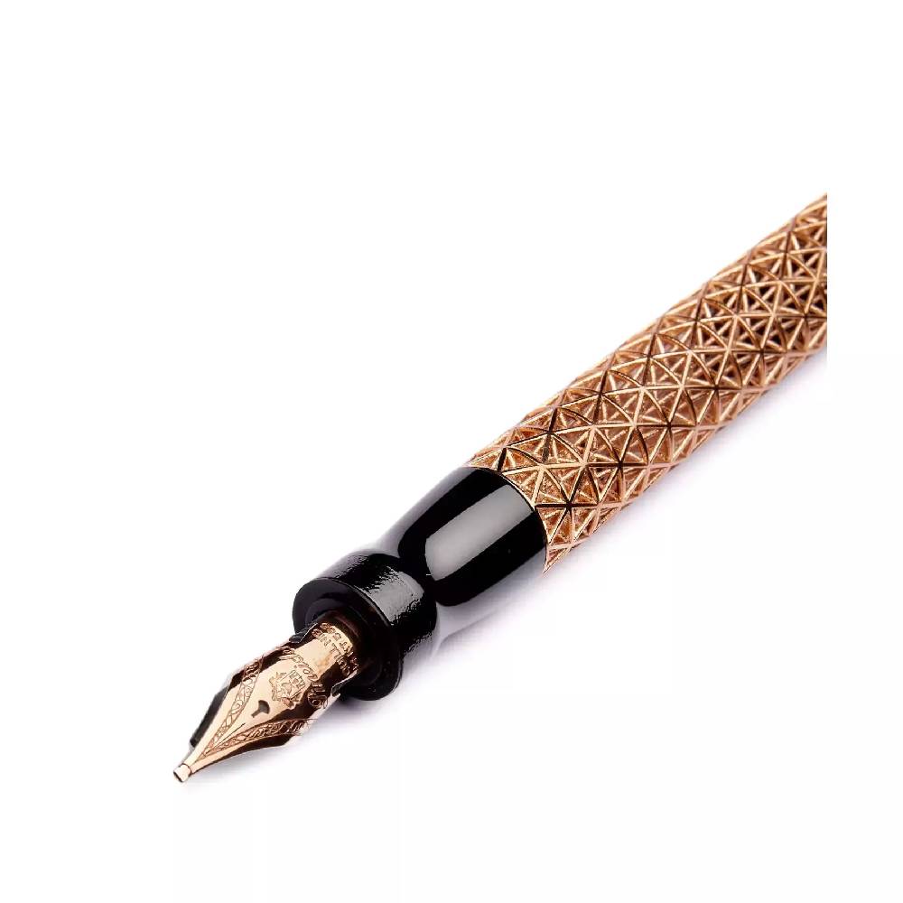 Pineider Penna Stilografica Psycho- Pennino in Oro 14KT Offerta