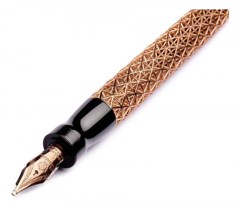 Pineider Penna Stilografica Psycho- Pennino in Oro 14KT Offerta