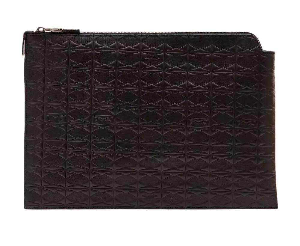 Pineider Pouch Large in Embossed Empress Saldi