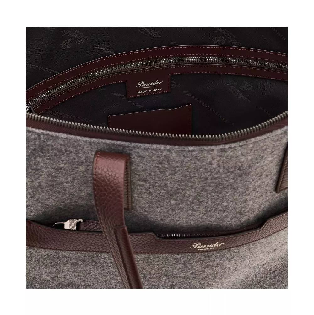 Pineider Saddle Tote Bag in Wool Vendite Flash