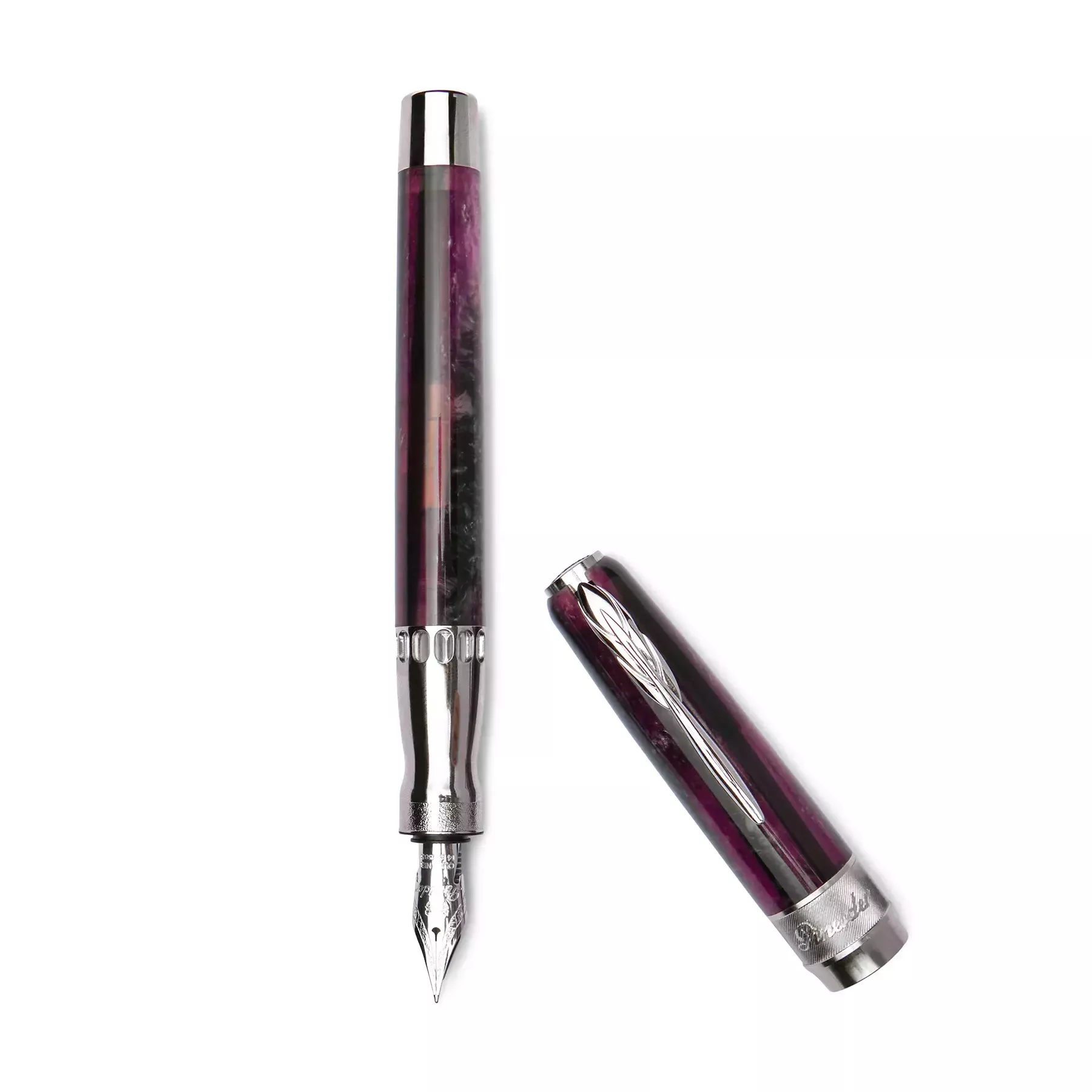Pineider Penna Stilografica Arco Deep Purple Italia