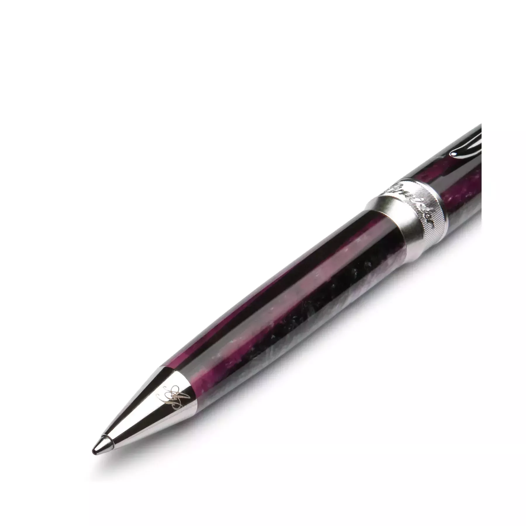 Pineider Penna a Sfera Arco Deep Purple In Linea