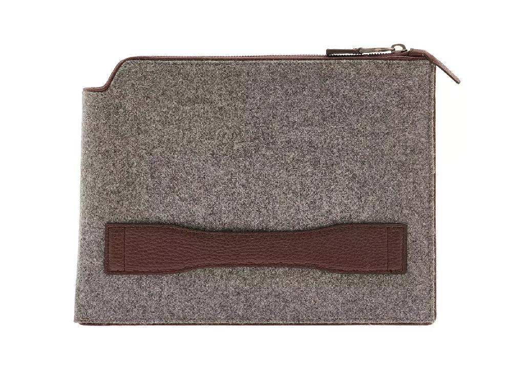 Pineider Pouch Medium in Wool Outlet